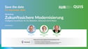 Save the Date: Workshop Zukunftssichere Modernisierung