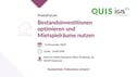 PraxisForum: Bestandsinvestitionen optimieren und Mietspielräume nutzen